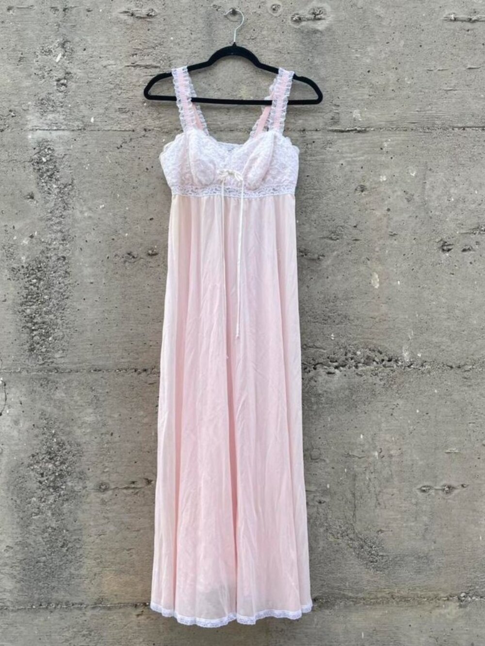sleeping pretty vintage baby pink slip dress
